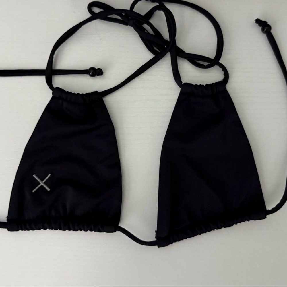 Black Triangle Bikini Top